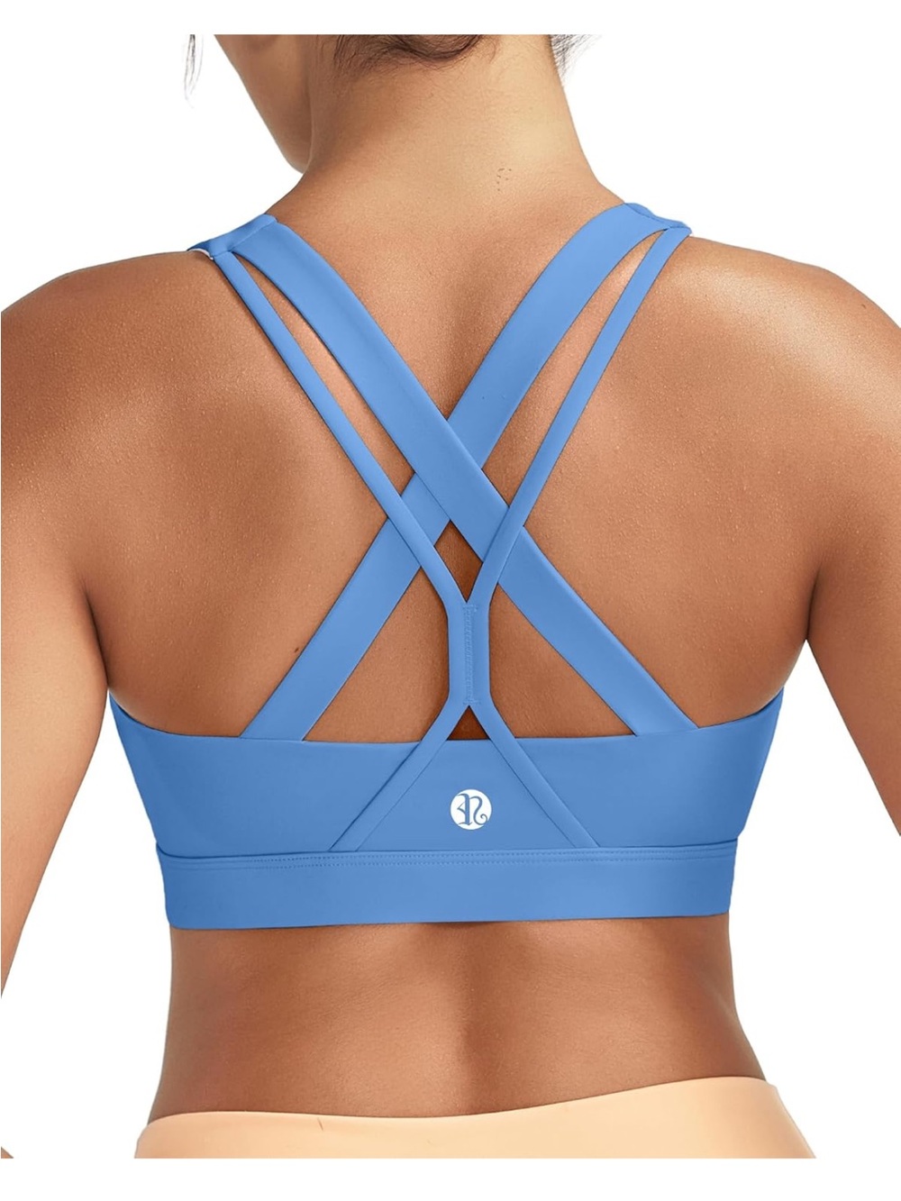 RUNNING GIRL Sports Bras,Seamless Strappy Sports Bra High Support Medium M